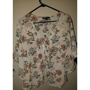 Zac and Rachel short sleeve butterfly tunic XL
